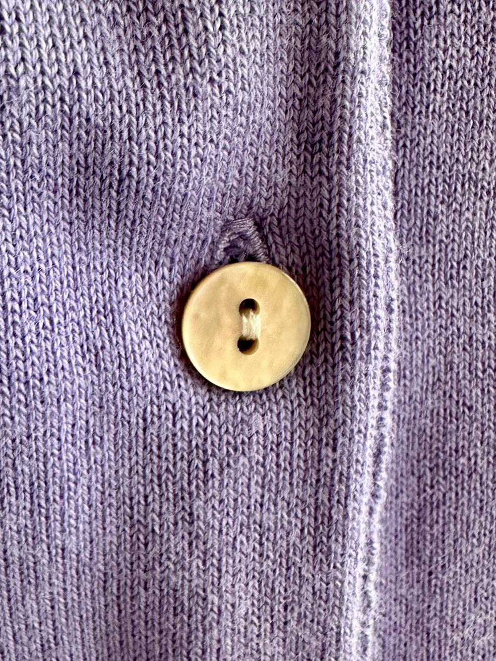 Land’s End lavender cardigan sweater - Picture 4 of 9